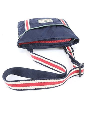 Gucci Gucci Crest Logo 189662 Leather Nylon Shoulder Bag Messenger Navy Men's (view 2)