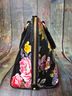 Brahmin 100% Leather Floral Black Multi Color Leather Satchel One size - photo 5