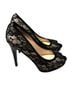 Guess 100% Other Leopard Print Black Heels Size 9 - photo 2