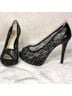 Guess 100% Other Leopard Print Black Heels Size 9 - photo 4