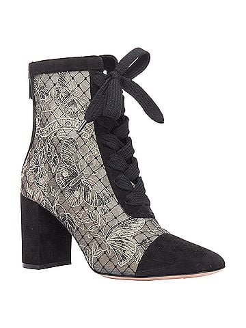 Christian Dior Christian Dior Naughtily-D embroidered mesh shoes (view 2)