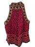 Chaudry Red Sleeveless Blouse Size S - photo 2