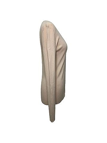 Max Mara Max Mara V-Neck Cardigan in Beige Wool (view 2)
