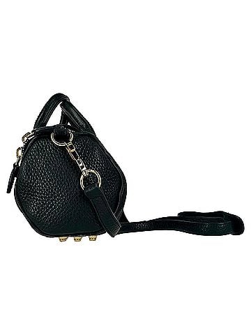 Alexander Wang Alexander Wang Rocco Satchel in Black Leather  (view 2)