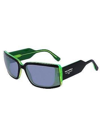 Karl Lagerfeld Black Acetate  Sunglasses (view 1)