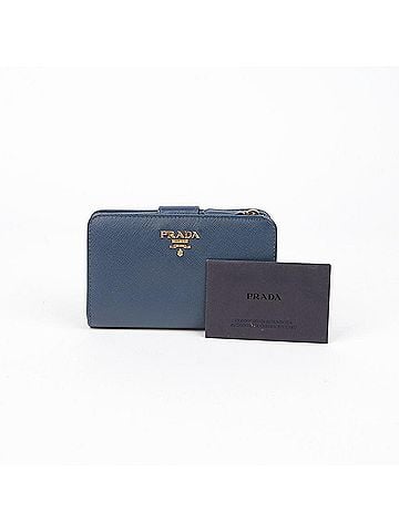 Prada Metal Logo Compact Wallet (view 1)