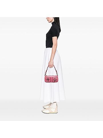 Prada Soft Calf Double Pocket Shoulder Bag (view 2)