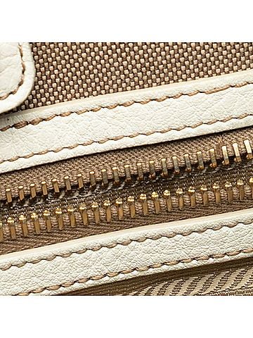 Prada Canvas Canapa Logo Bow Satchel (view 2)
