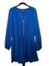 Express 100% Polyester Blue Romper Size M - photo 1