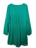 Express 100% Polyester 100% Polyester Green Romper Size M - photo 2