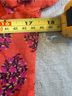 Tory Burch Floral Orange Pink Long Sleeve Blouse Size 6 - photo 7