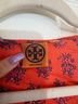 Tory Burch Floral Orange Pink Long Sleeve Blouse Size 6 - photo 3