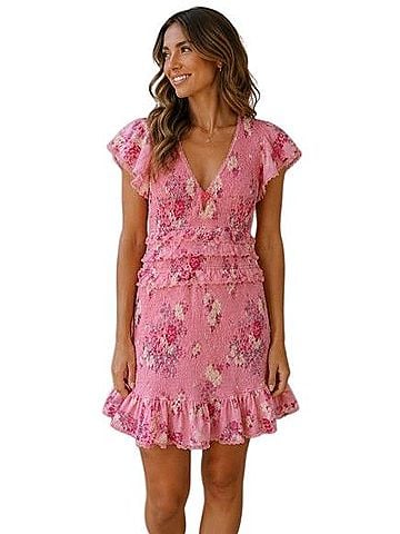 LoveShackFancy Sonora Casual Dress (view 1)