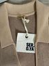 Ser.O.Ya Solid Stripes Tan Cocktail Dress Size XL - photo 4