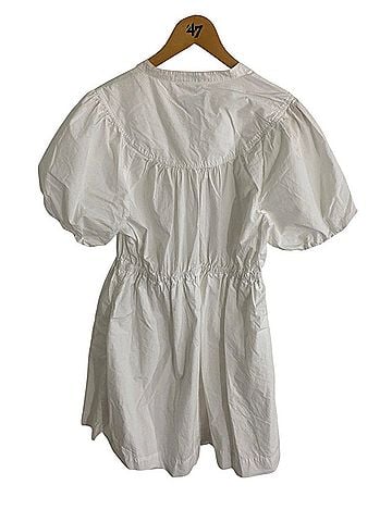 J.Crew Poplin Cotton Puff Sleeve Classic Shirt Dress Casual Dress (view 2)