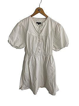 J.Crew Poplin Cotton Puff Sleeve Classic Shirt Dress Casual Dress (view 1)