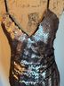 Adelyn Rae 100% Polyester 5% Spandex Solid Multi Color Gold Black Cocktail Dress Size S - photo 4