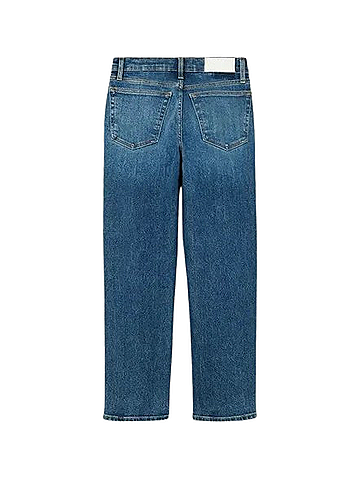 RE/DONE RE/DONE 70's Mid Rise Stove Pipe Royal Fade Jean (view 2)