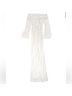 Misha Collection 100% Polyester Solid White Casual Dress Size XS - photo 7
