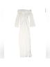 Misha Collection 100% Polyester Solid White Casual Dress Size XS - photo 6