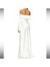 Misha Collection 100% Polyester Solid White Casual Dress Size XS - photo 5