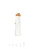 Misha Collection 100% Polyester Solid White Casual Dress Size XS - photo 2
