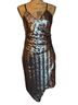 Adelyn Rae 100% Polyester 5% Spandex Solid Multi Color Gold Black Cocktail Dress Size S - photo 1