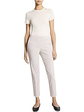 Theory Cropped Slim Ankle Pants Track Pants (view 1)