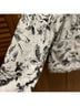 Chico's 100% Cotton 65% Polyester 35% Cotton Floral Black White Top Size 16 - photo 6