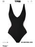 TA3 Black One Piece Swimsuit Size 2X - photo 4