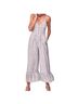 LoveShackFancy 100% Cotton Stripes Ivory Blue Jumpsuit Size 4 - photo 2