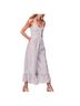 LoveShackFancy 100% Cotton Stripes Ivory Blue Jumpsuit Size 4 - photo 1