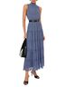 111 STATE 100% Polyester Floral Blue Casual Dress Size L - photo 1