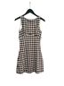 With Jéan Checkered-gingham Black White Cocktail Dress Size XXS - photo 4