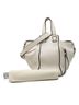 Loewe 100% Leather White Small Leather Hammock Satchel One size - photo 8