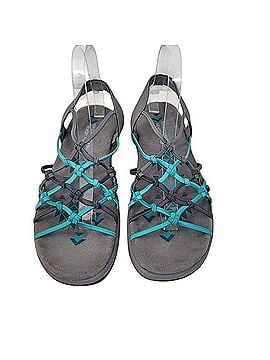 Skechers Reggae Slim Forget Me Knot Sandals (view 2)