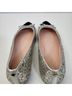 Kate Spade New York 100% Leather Solid Silver Black Flats Size 7 - photo 10