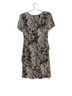 Connected Apparel 100% Polyester Floral Black White Cocktail Dress Size 4 (petite) - photo 2
