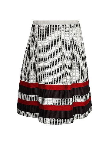 Oscar De La Renta Barbara Walters' Oscar De La Renta Patterned Skirt (view 2)