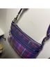 Coach Plaid Purple Pink Shoulder Bag One size - photo 5
