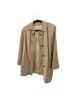 St Michael 100% Leather Solid Tan Leather Jacket Size S - photo 1
