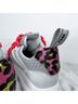 P448 Leopard Print White Pink Sneakers Size EU 37 - photo 5