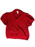 DÔEN Red Short Sleeve Blouse Size L - photo 2