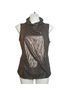 Fabletics 100% Nylon 60% Cotton 40% Polyester Brown Gold Vest Size S - photo 1
