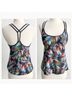 Mossimo Floral Multi Color Swimsuit Top Size S - photo 3