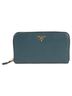Prada 100% Leather Blue Long Wallet One size - photo 1