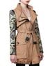 Aryn K. Floral Solid Tan Coat Size S - photo 1