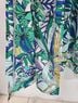 Liz Claiborne 100% Polyester Tropical Green White Blouse Size 0X - photo 5