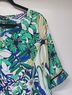Liz Claiborne 100% Polyester Tropical Green White Blouse Size 0X - photo 6
