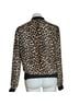 Equipment 100% Silk Leopard Print Black Tan Jacket Size S - photo 2